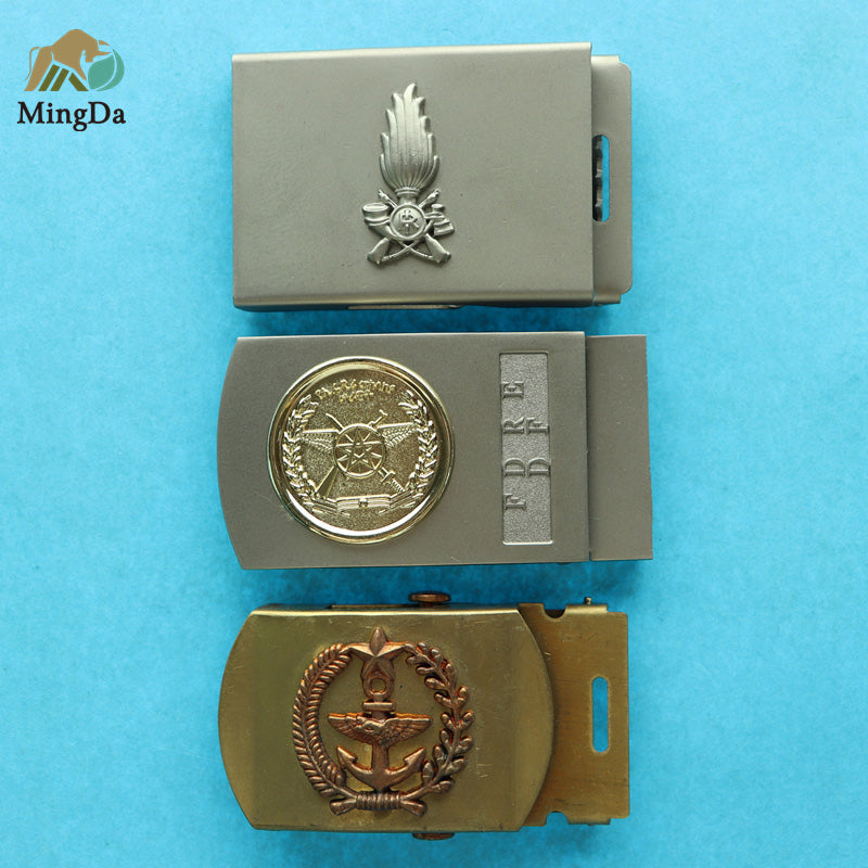 Brass Army Belt Buckle - BK007