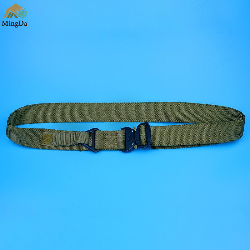 Nylon Belt With Cobra Buckle And Tri-Gilde