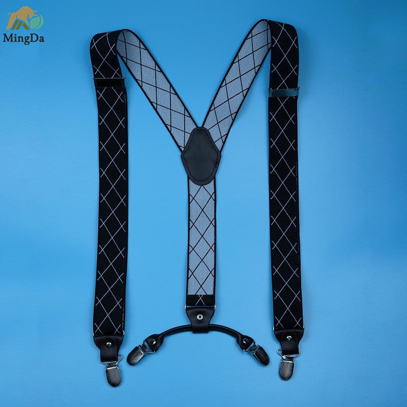 Suspender Belt With 4 Metal Clips