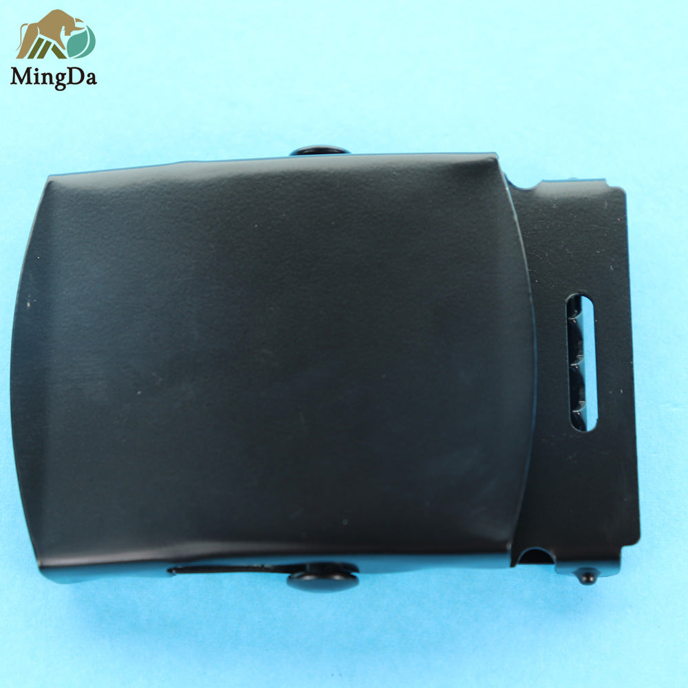 Military Belt Buckle With Black Paint Spray Finish