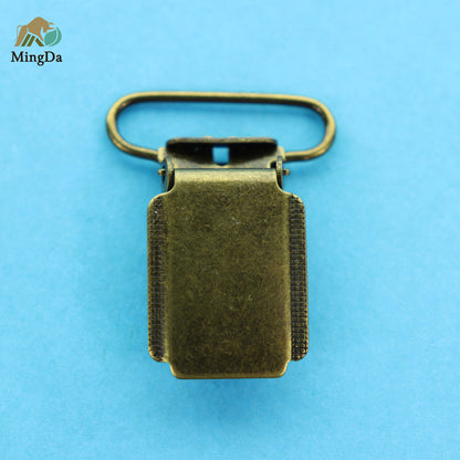 Antique Brass Suspender Clip