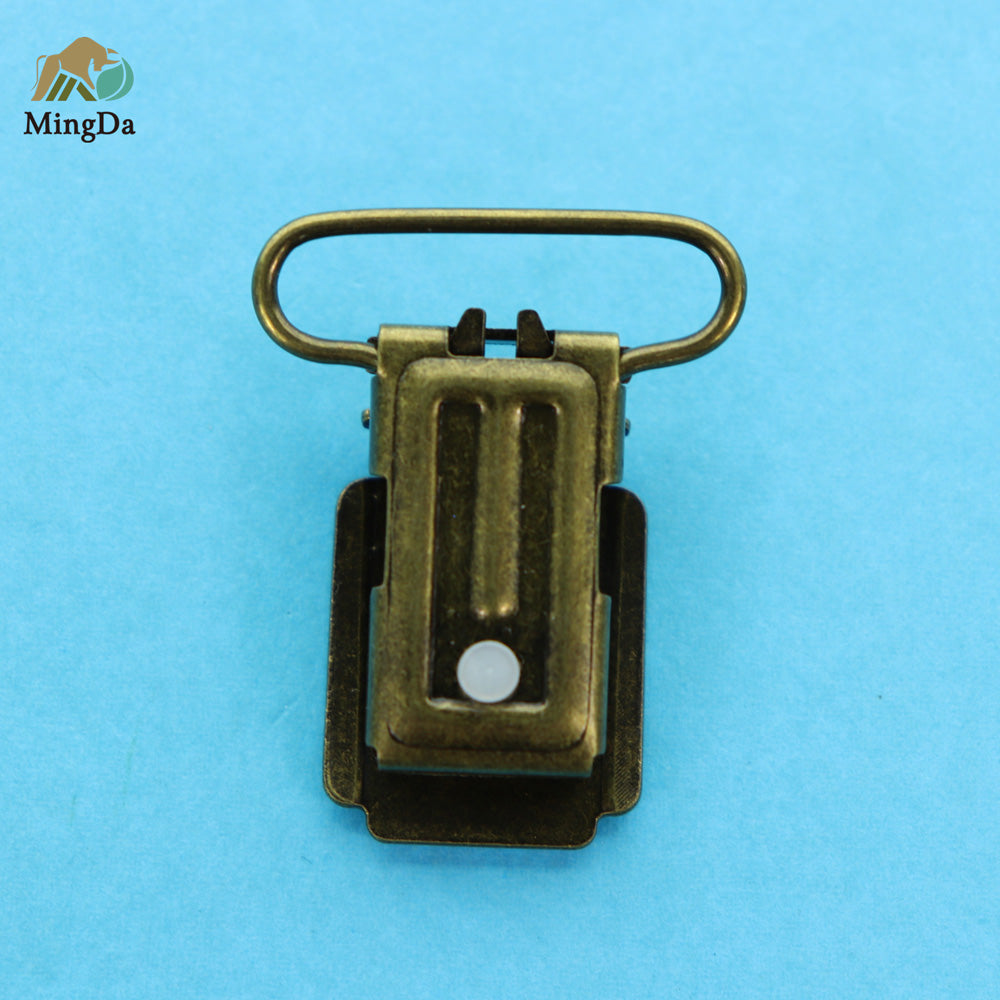 Antique Brass Suspender Clip