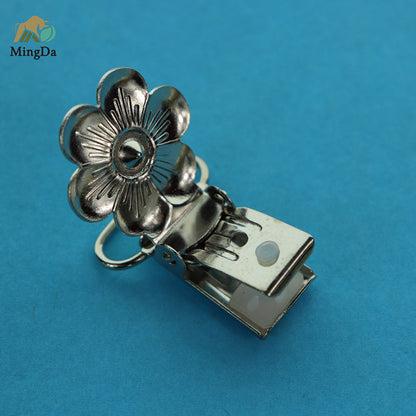 Flower Design Suspender Clip