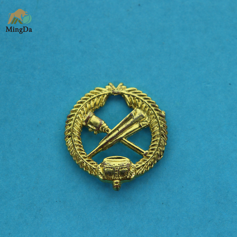Brass Button Badge