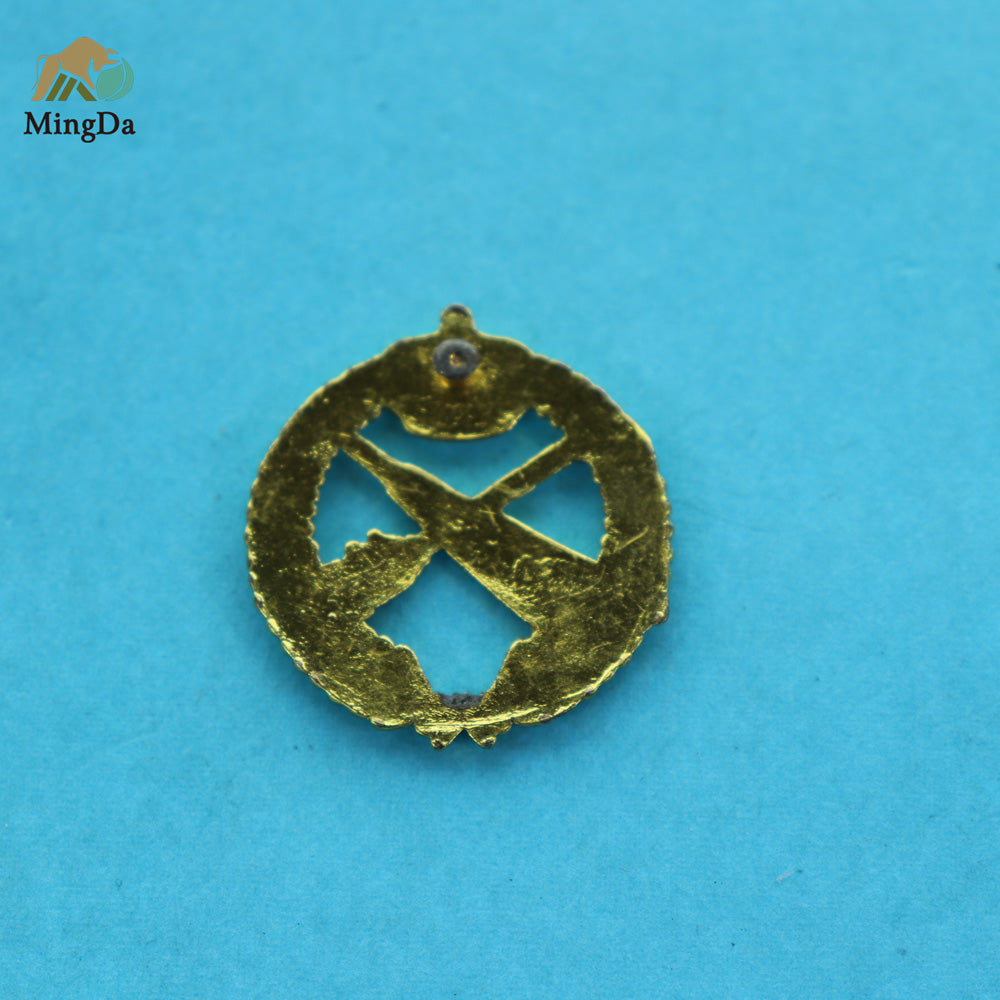 Brass Button Badge