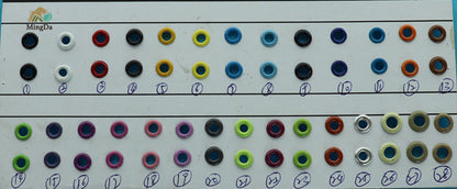 Eyelet With Oil Spray Finished