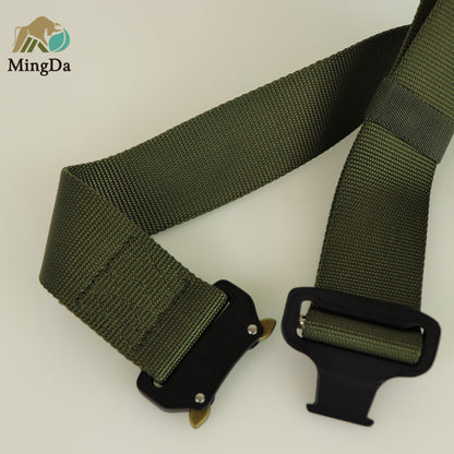 Nylon Belt With Cobra Buckle
