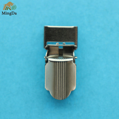 Suspender Clip With Elastic Band Clasp