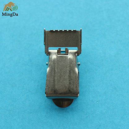 Suspender Clip With Elastic Band Clasp