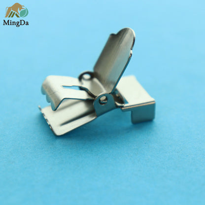 Suspender Clip With Elastic Band Clasp