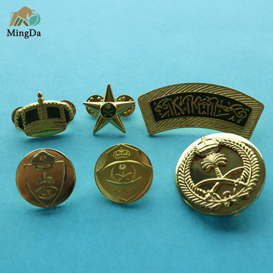 Pin Badge For Saudi Arabia Army Uniform