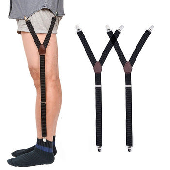 Y Shaped Shirt Stay Garter Belt