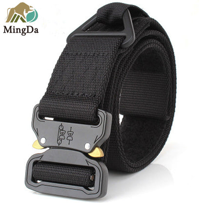 Nylon Belt With Cobra Buckle And Tri-Gilde